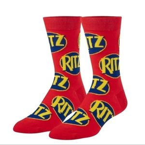 Ritz crackers Crazy Socks, Men's Socks 6-12 unisex